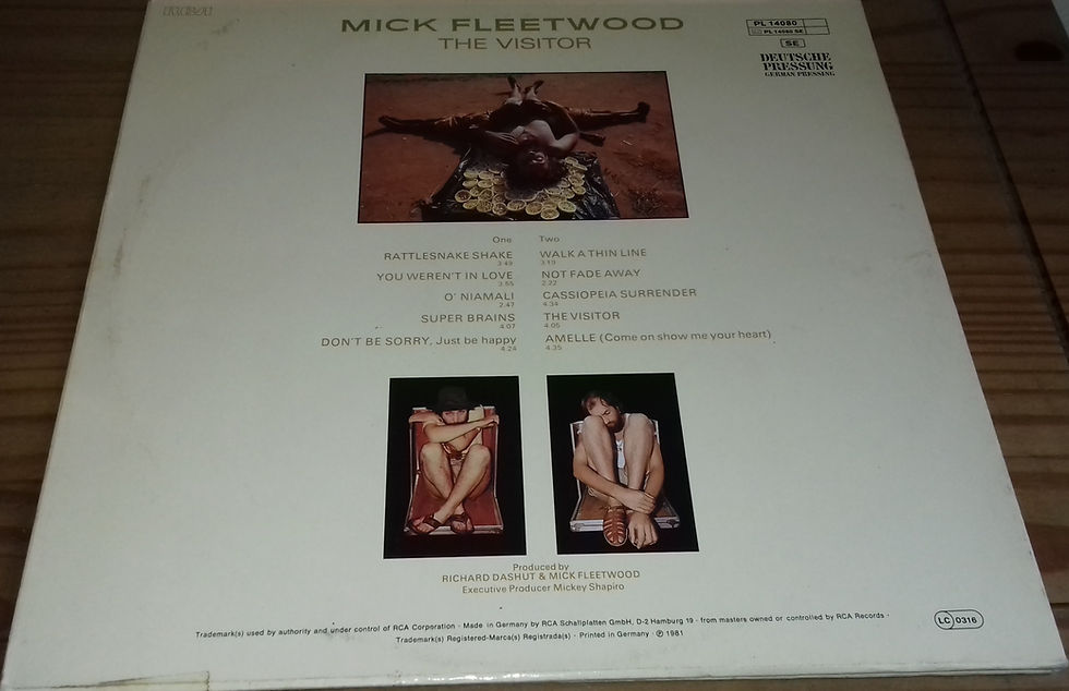 Miniature : Mick Fleetwood - The Visitor (LP, Album, Gat) (RCA Victor)