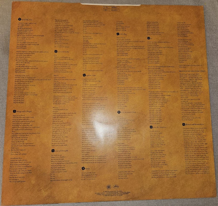 ภาพขนาดย่อ: The Mission - Children (LP, Album) (Mercury, Mercury)