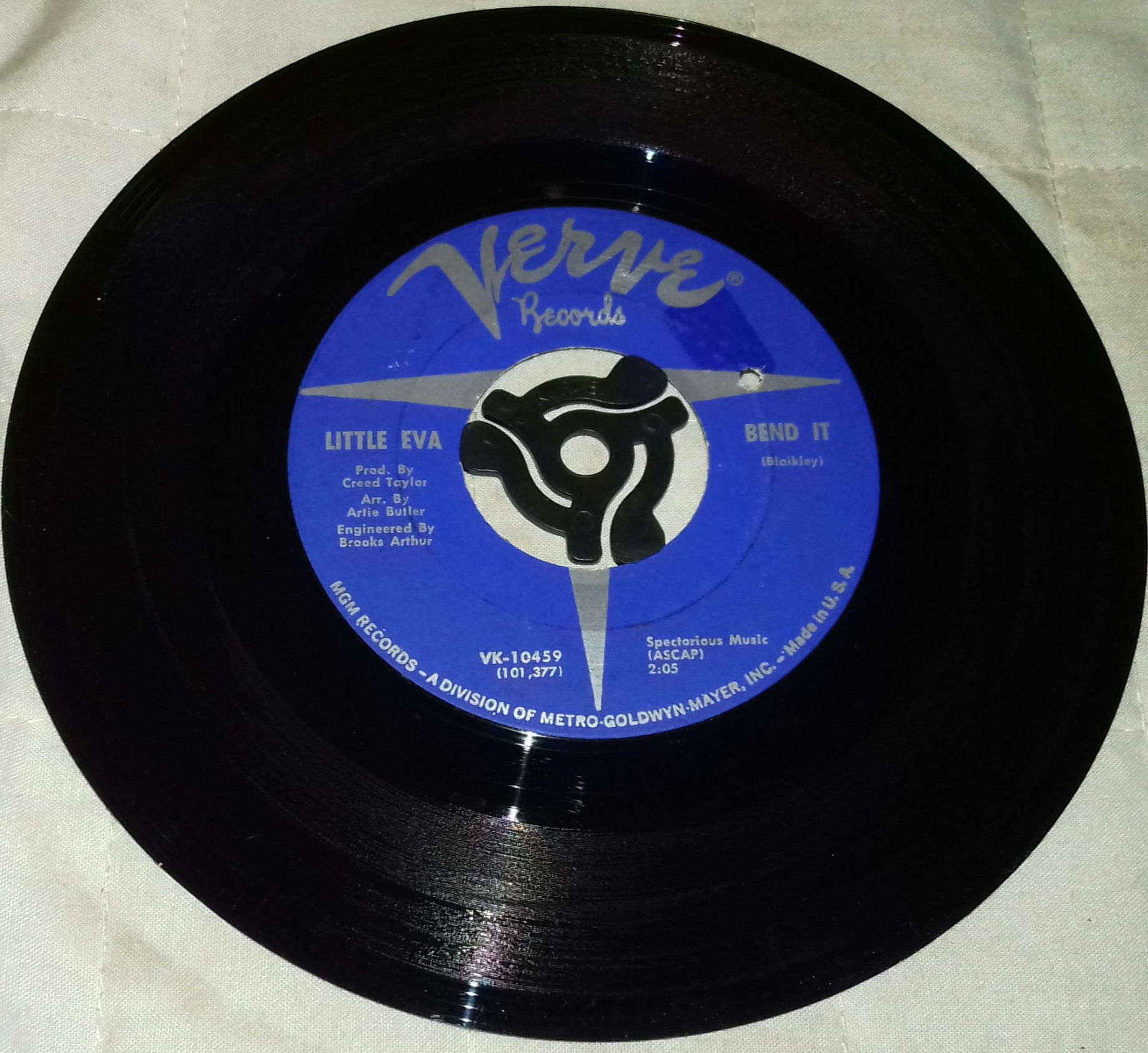 Little Eva - Bend It (7", Single) (Verve Records)