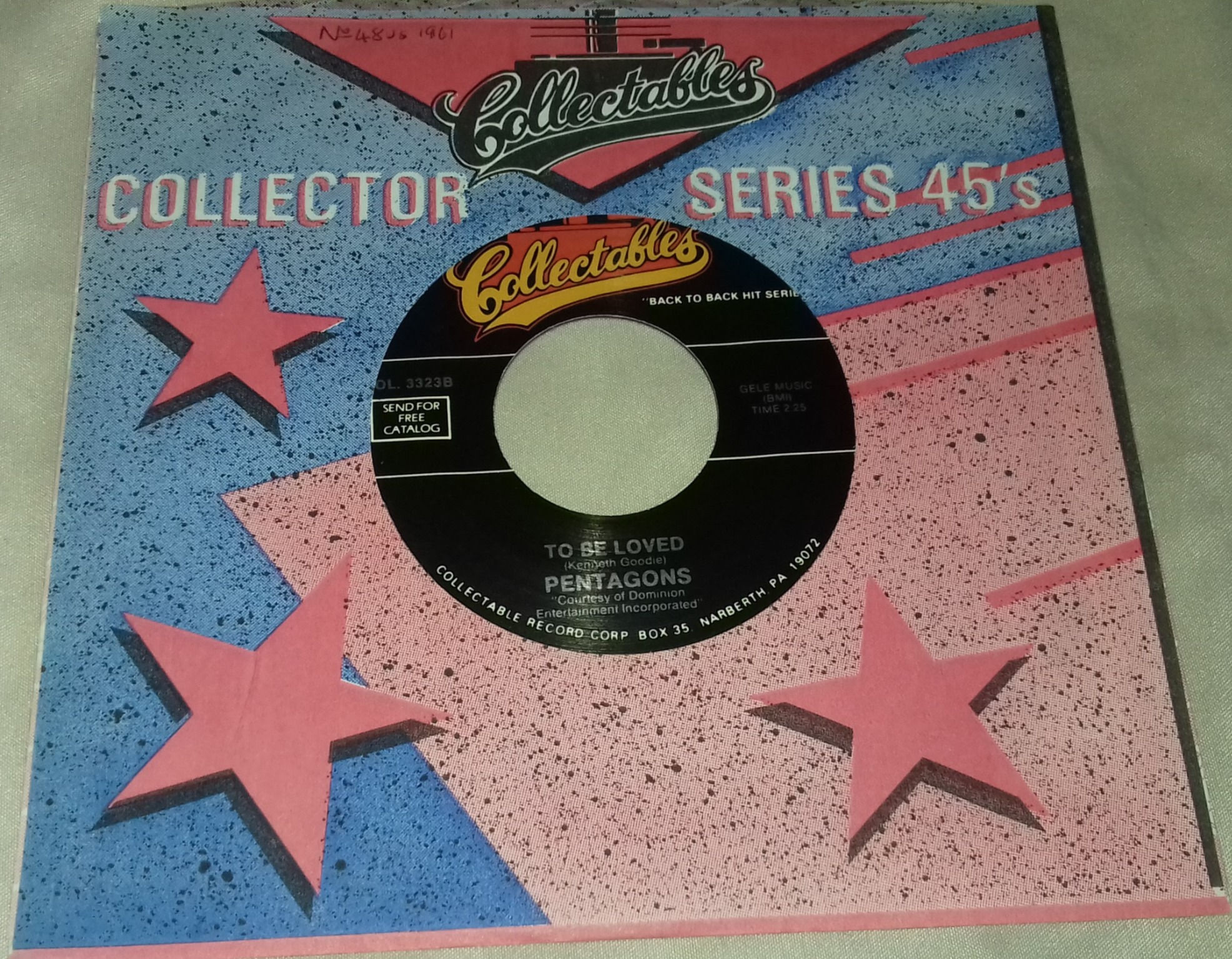 Jaguars* / Pentagons* - The Way You Look Tonight / To Be Loved (7", Single) (Col