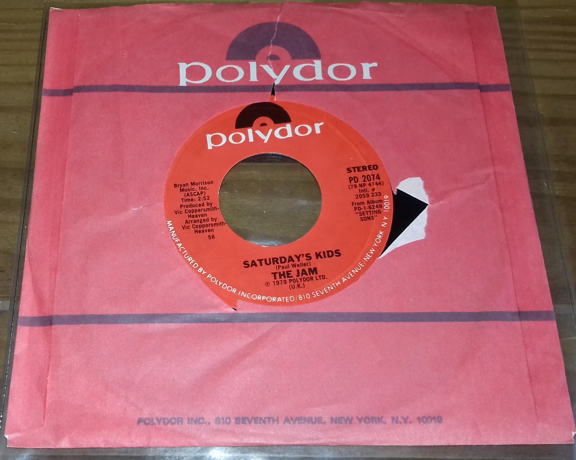 The Jam - (Love Is Like A) Heat Wave (7", Pit) (Polydor)