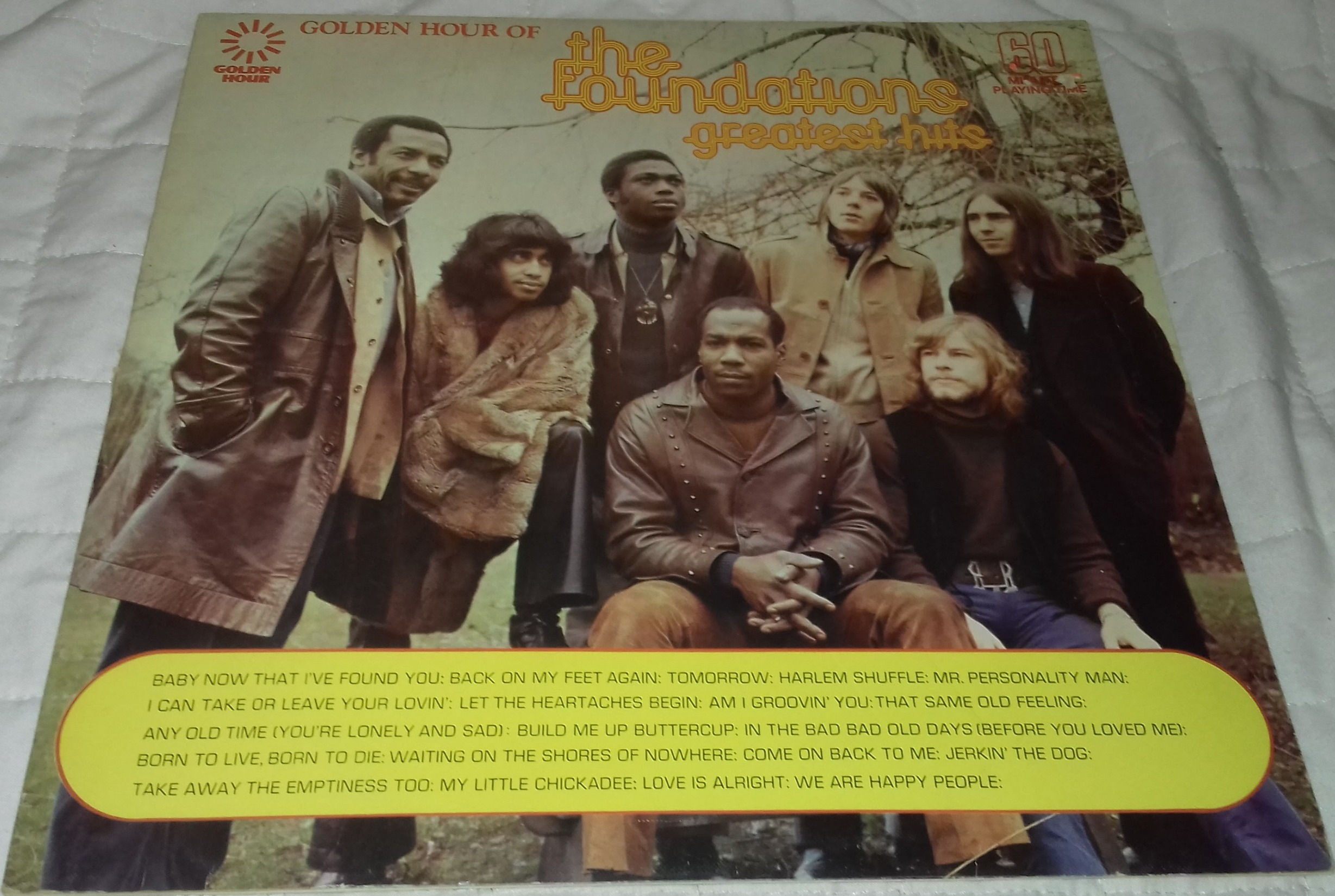 The Foundations - Golden Hour Of The Foundations Greatest Hits (LP, Comp) (Golde