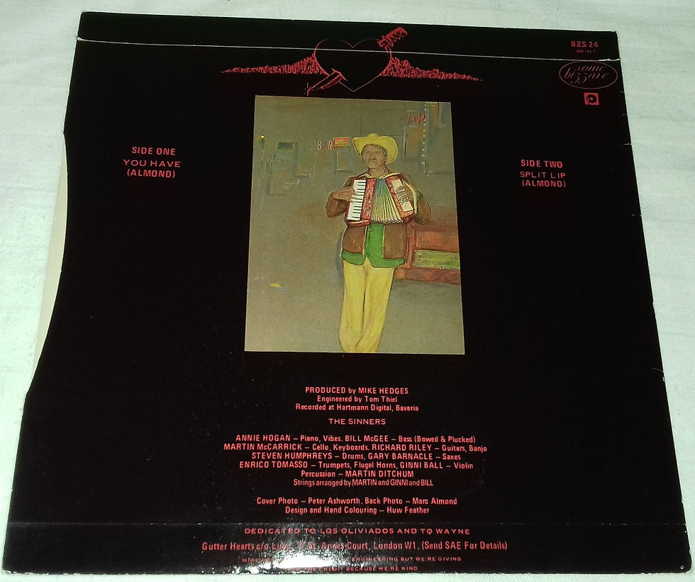 Miniatyrbild: Marc Almond - You Have (7", Single, Sil) (Some Bizzare, Some Bizzare)