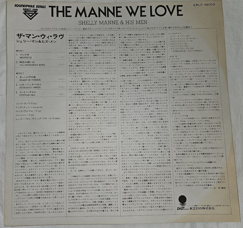 Miniature : Shelly Manne & His Men - The Manne We Love (LP, Album) (Eastworld)