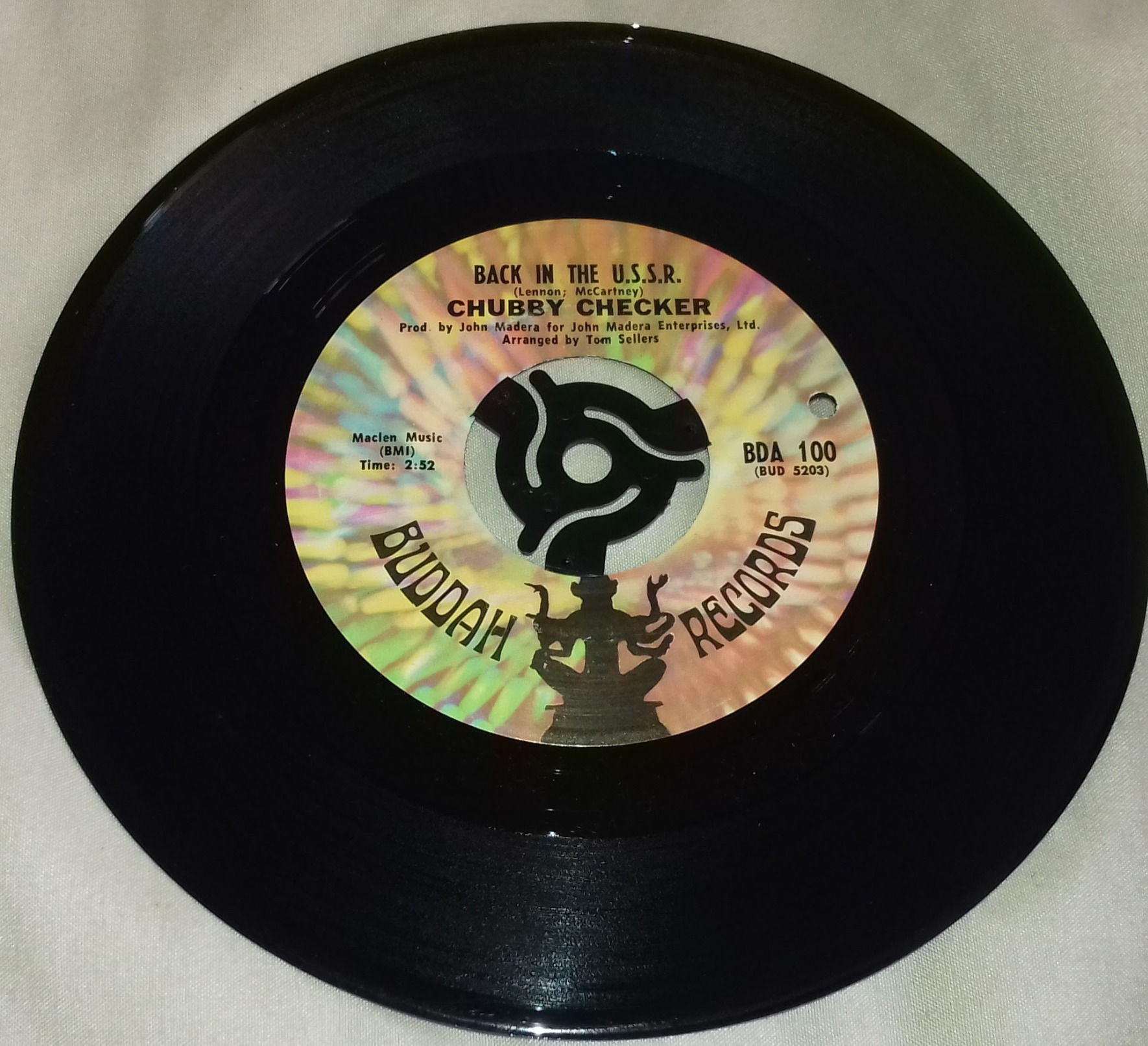Chubby Checker - Back In The U.S.S.R. (7", Single, Styrene, Pit) (Buddah Record
