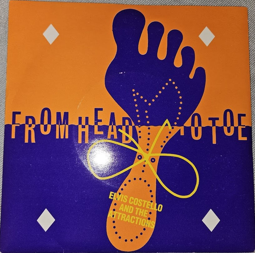 Elvis Costello And The Attractions* - From Head To Toe (7", Single) (F-Beat)