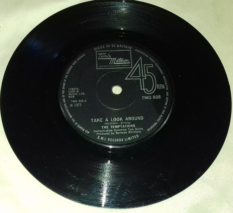 The Temptations - Take A Look Around (7", Single, Sol) (Tamla Motown)