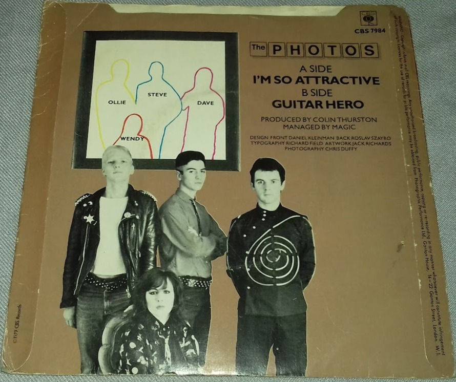 Miniatyrbild: The Photos - I'm So Attractive (7", Single) (CBS)