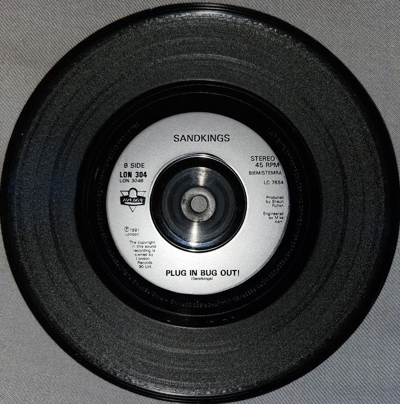 Miniatyrbild: Sandkings - Temple Redneck (7", Single) (London Records, London Records)