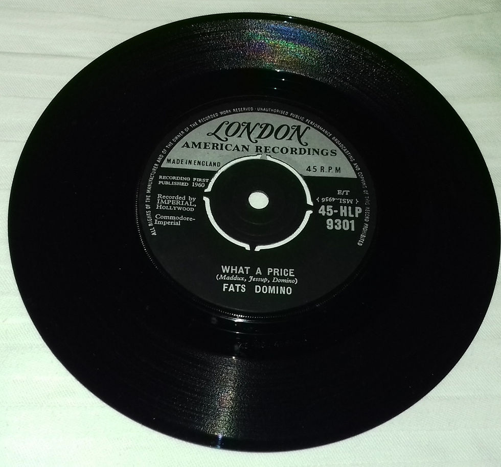 Fats Domino - What A Price (7") (London Records, London American Recordings)