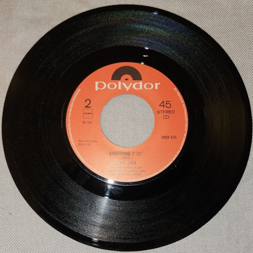 Miniature : The Jam - Beat Surrender (7", Single) (Polydor)