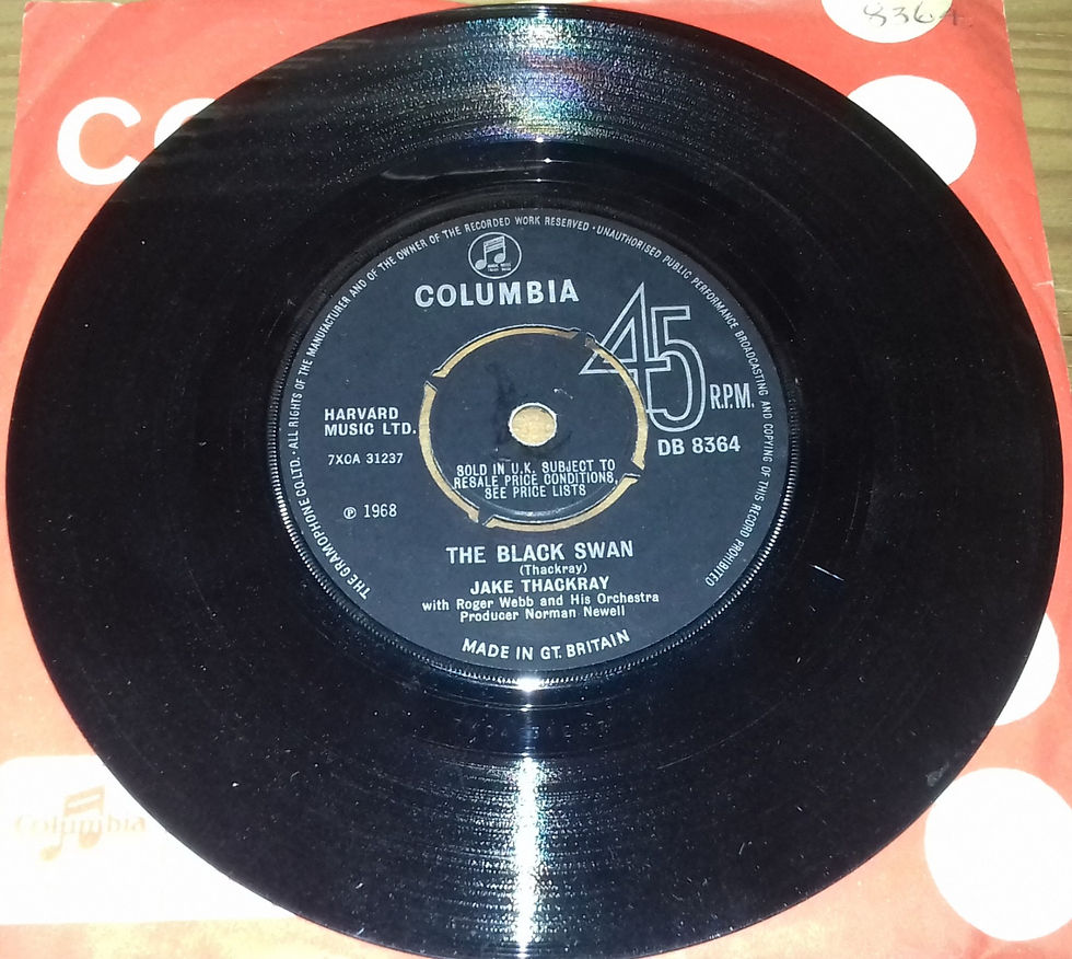 Miniature : Jake Thackray - Lah-Di-Dah / The Black Swan (7", Single) (Columbia)
