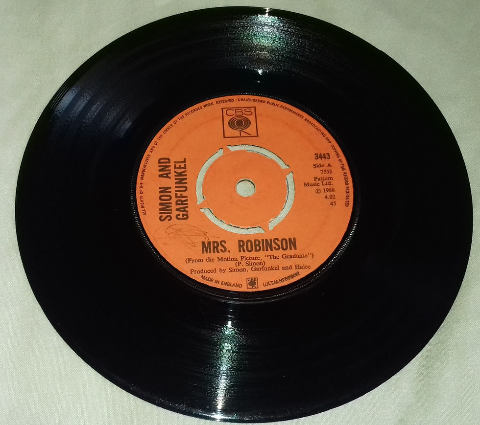 Simon And Garfunkel* - Mrs. Robinson (7", Single) (CBS)