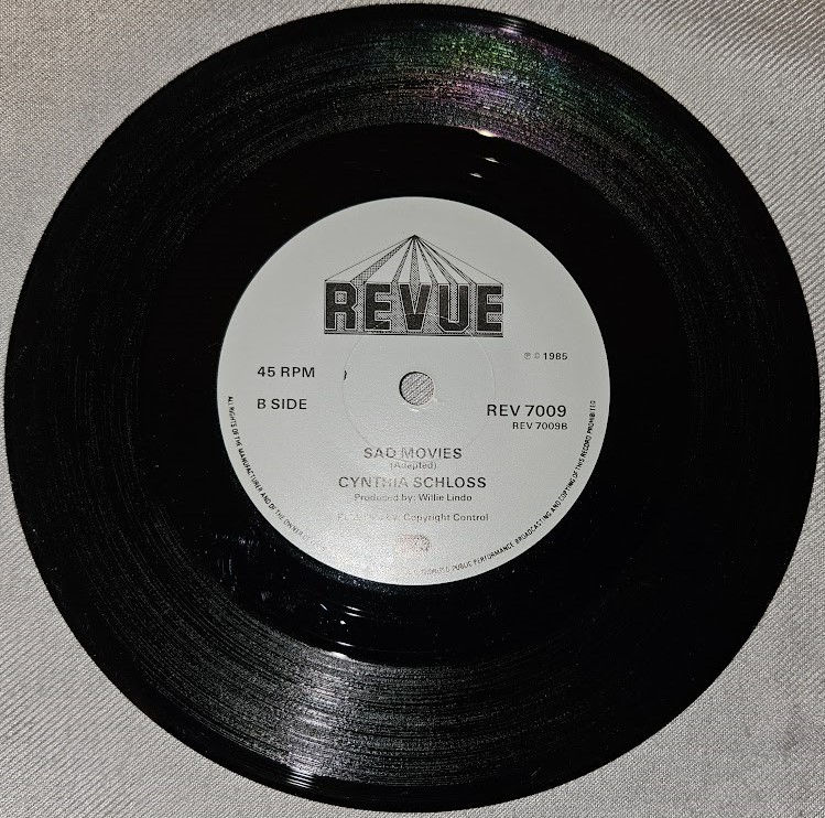 תמונה ממוזערת: Cynthia Schloss - As If I Didn't Know (7", Single, RE) (Revue Records)