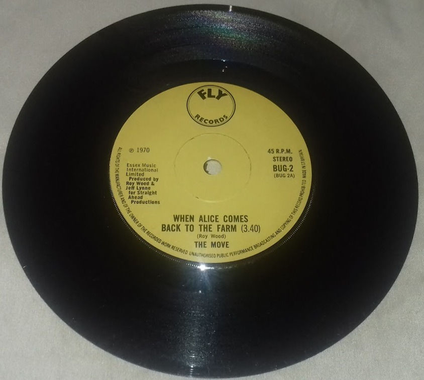 The Move - When Alice Comes Back To The Farm (7", Single, Sol) (Fly Records (3)