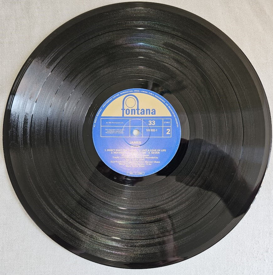 Miniatyrbild: James - Seven (LP, Album) (Fontana)