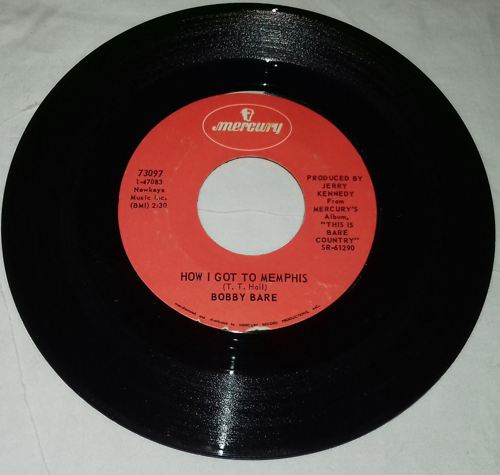 Bobby Bare - How I Got To Memphis / It's Freezing In El Paso (7", Single, Styren