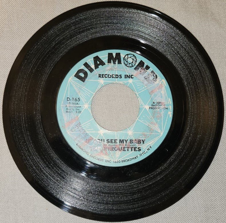 The Pirouettes - If You See My Baby (7", Styrene) (Diamond Records Inc)