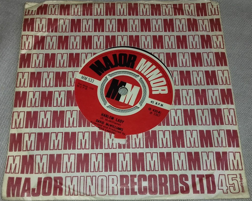 David McWilliams - Harlem Lady (7", Single) (Major Minor)