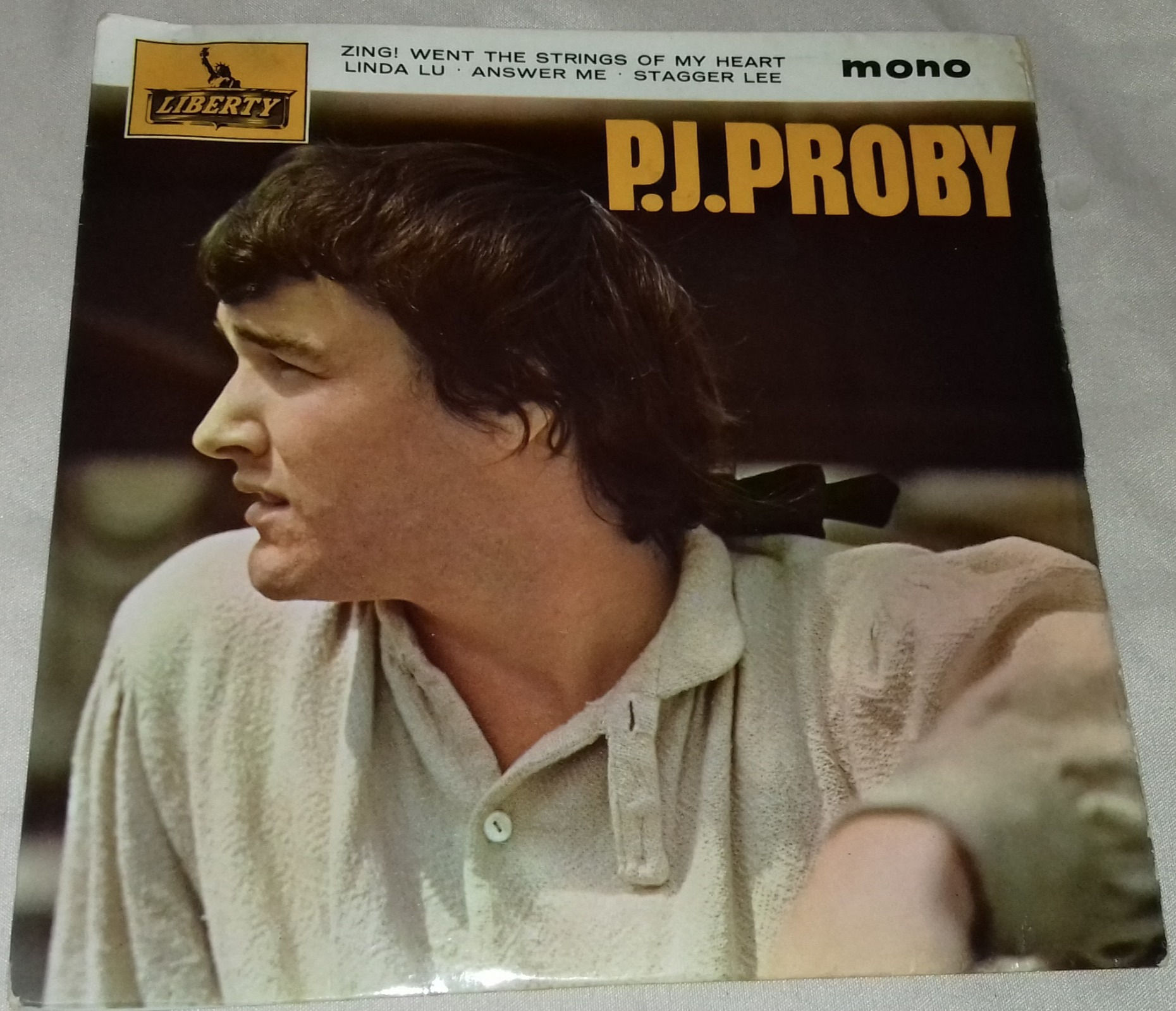 P.J. Proby - P.J.Proby (7", EP) (Liberty)