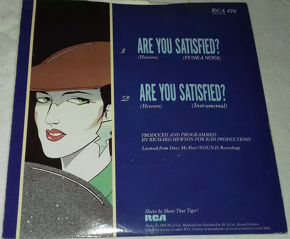 Miniatyrbild: RAH Band - Are You Satisfied (Funka Nova) (7", Single) (RCA, RCA)