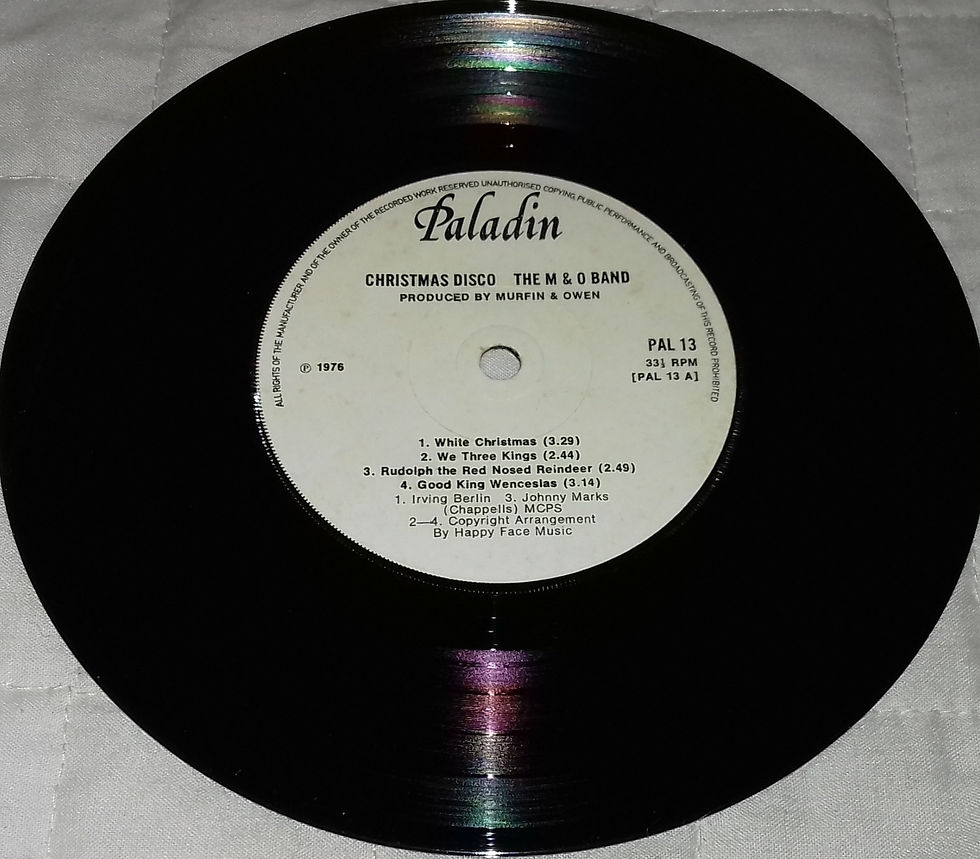The M & O Band* - Christmas Disco (7", MiniAlbum) (Paladin)