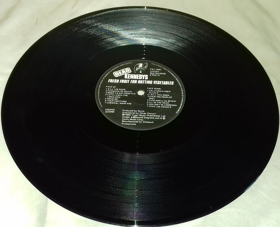 Miniatyrbild: Dead Kennedys - Fresh Fruit For Rotting Vegetables (LP, Album, Uto) (Cherry Red)