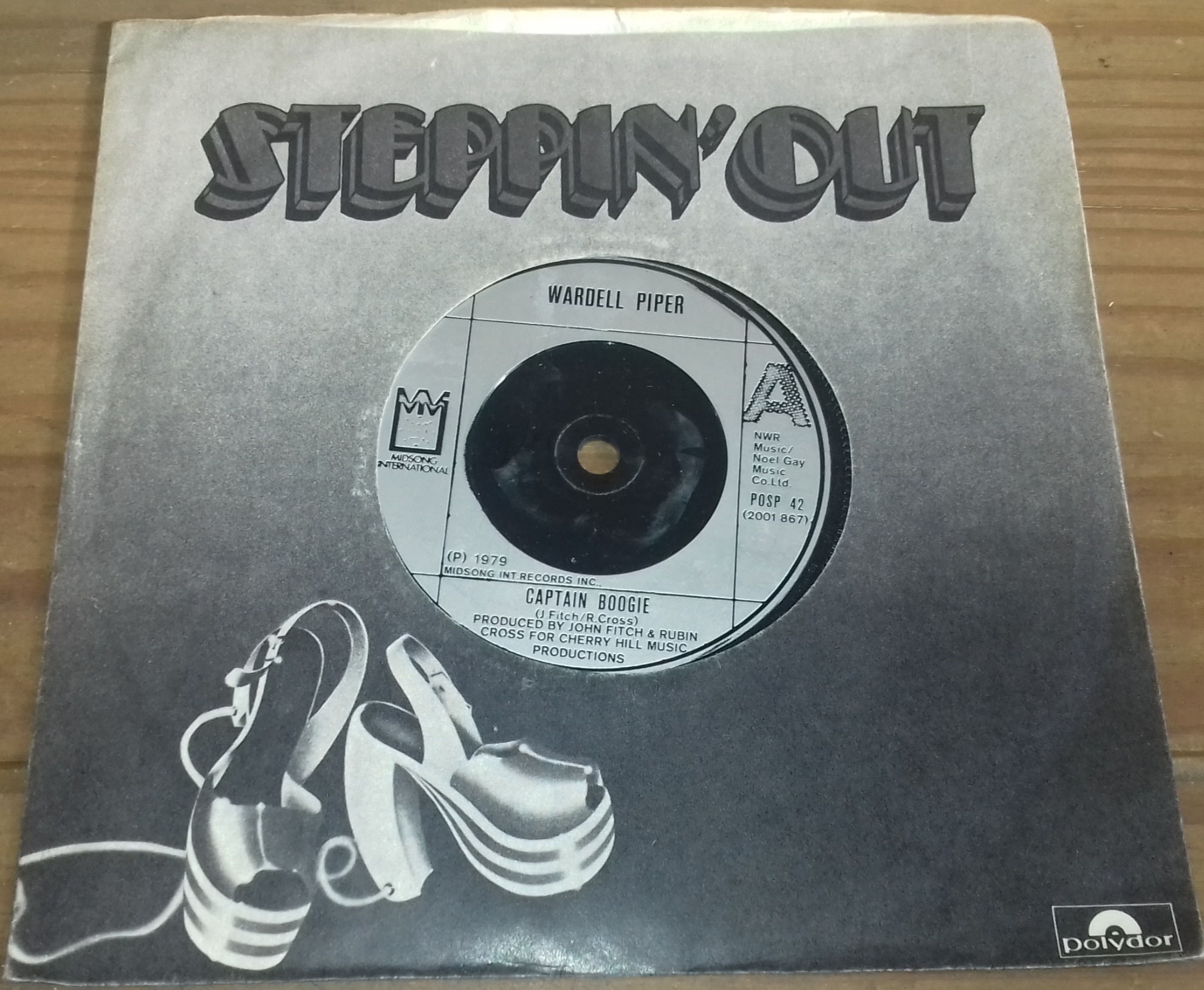 Wardell Piper - Captain Boogie (7") (Midsong International, Midsong Internation