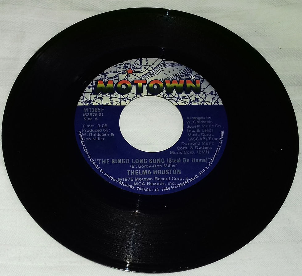 Thelma Houston - The Bingo Love Song (Steal On Home) (7", Single) (Motown)