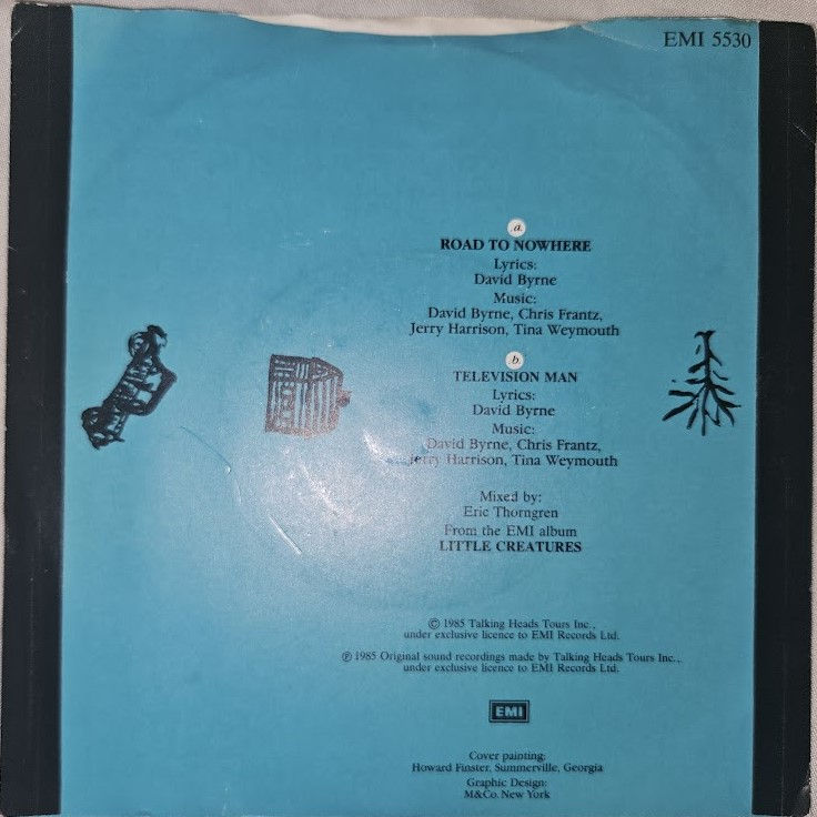 Miniature : Talking Heads - Road To Nowhere (7", Single) (EMI)
