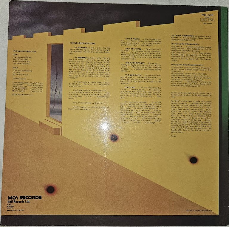 Miniaturbild: Man - The Welsh Connection (LP, Album) (MCA Records, MCA Records, MCA Records)