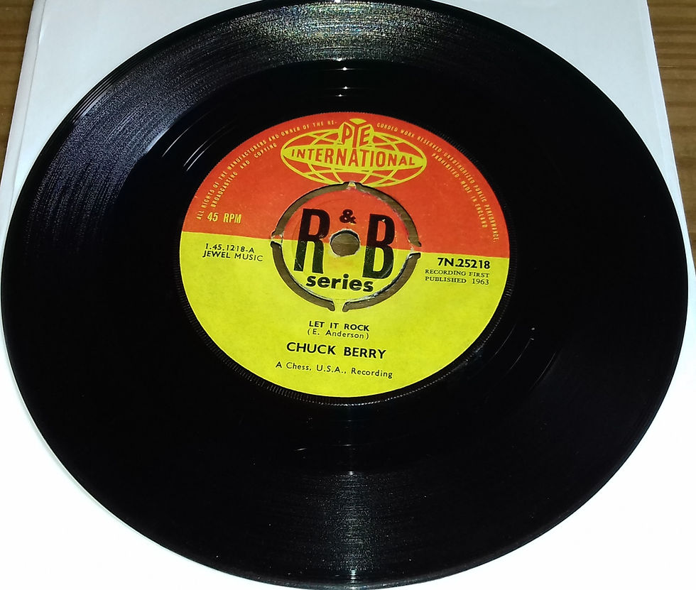 Chuck Berry - Let It Rock / Memphis Tennessee (7") (Pye International)