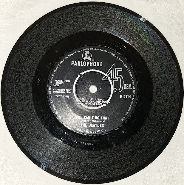 サムネイル： The Beatles - Can't Buy Me Love (7", Single, Mono) (Parlophone)
