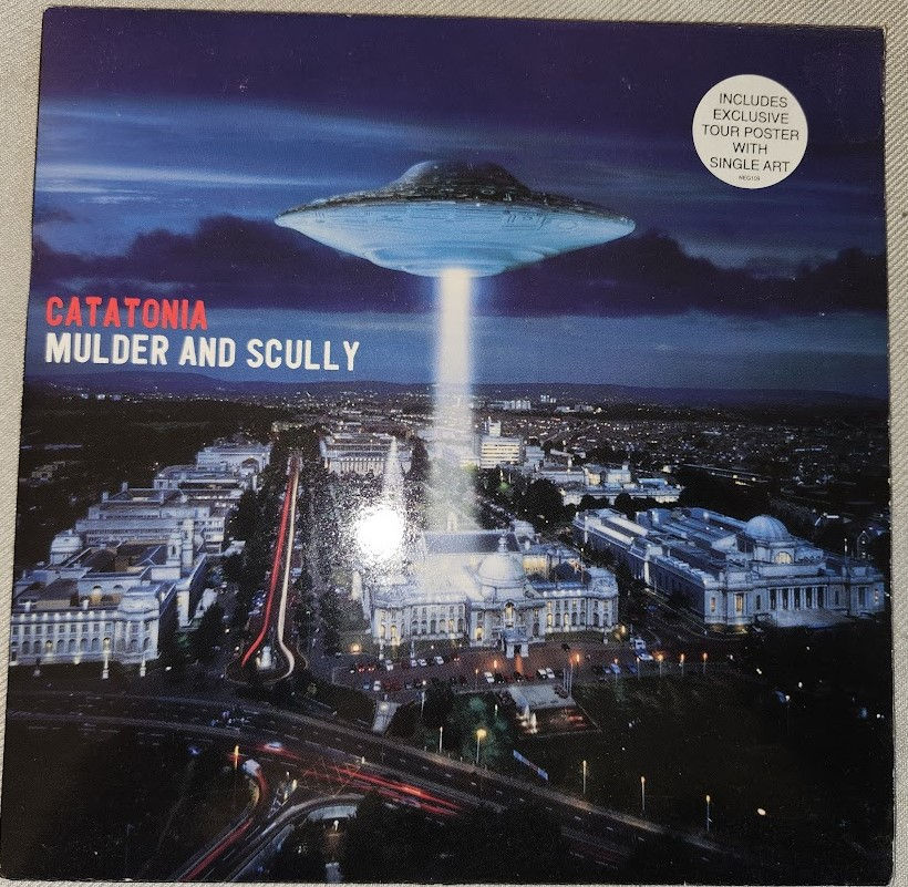 Catatonia - Mulder And Scully (7", Single, Ltd, Blu) (Blanco Y Negro, Blanco Y N