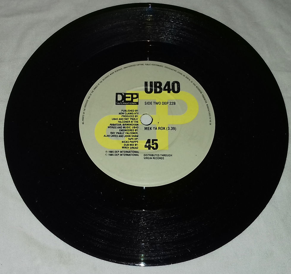 תמונה ממוזערת: UB40 - Don't Break My Heart (7", Single) (DEP International)