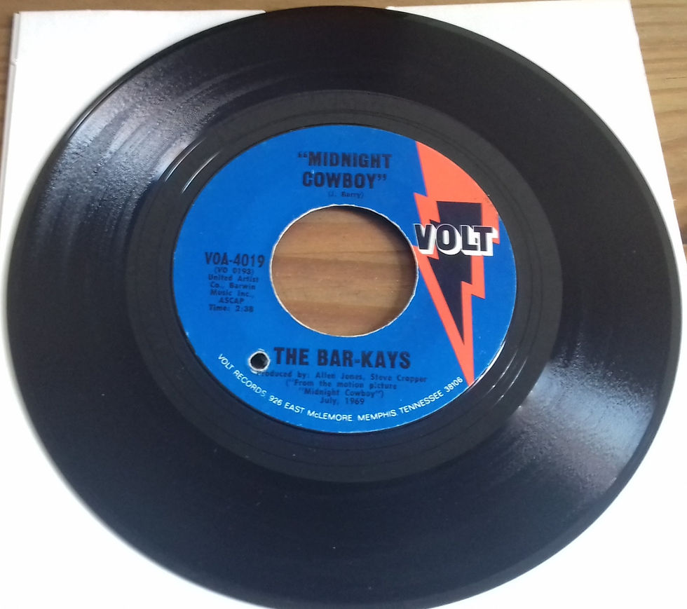 The Bar-Kays* - Midnight Cowboy / A.J. The House Fly (7") (Volt)