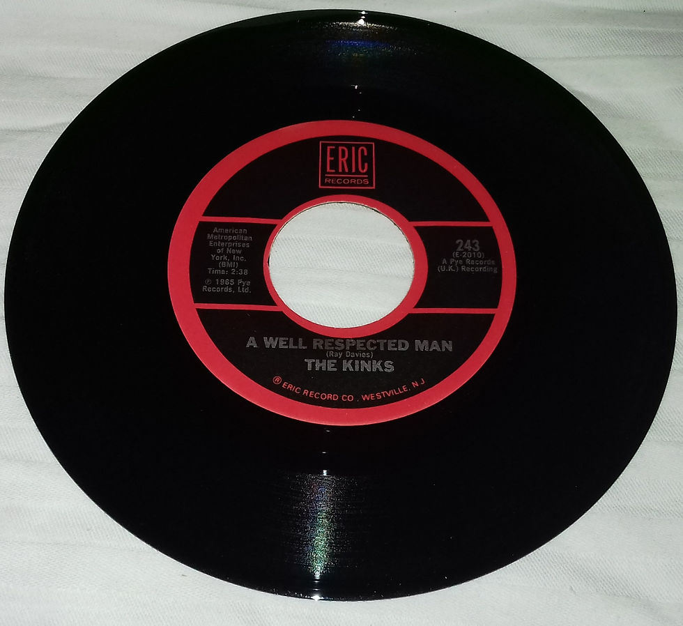 ภาพขนาดย่อ: The Kinks - You Really Got Me / A Well Respected Man (7", RE) (Eric Records)