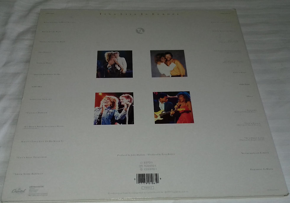 Pikkukuva: Tina Turner - Tina Live In Europe (2xLP, Album, Gat) (Capitol Records)