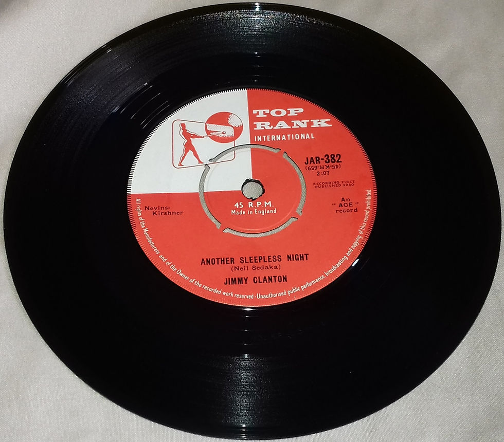 Jimmy Clanton - Another Sleepless Night (7", Single) (Top Rank International)