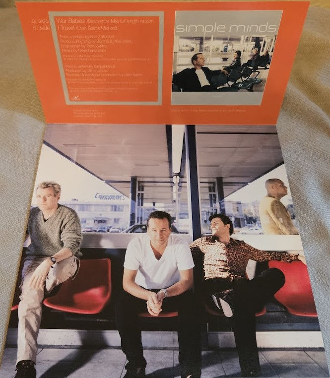 Miniature : Simple Minds - War Babies (7", Single) (Chrysalis, Chrysalis)