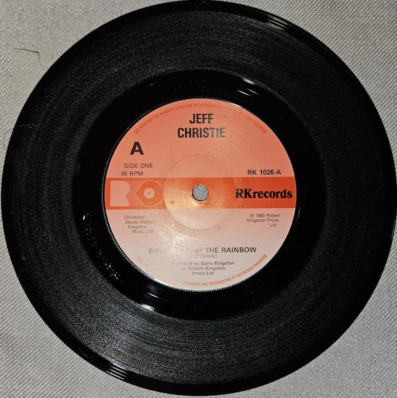 Jeff Christie - Both Ends Of The Rainbow (7") (RK Records)