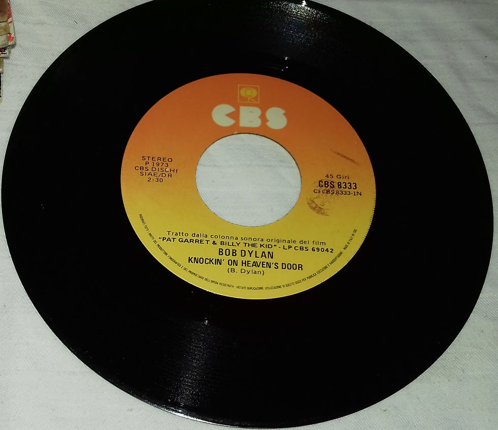 Miniatura: Bob Dylan - Knockin' On Heaven's Door (7") (CBS)
