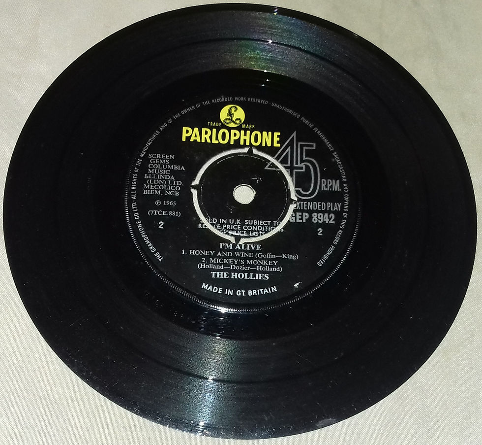 サムネイル： The Hollies - I'm Alive (7", EP, Mono) (Parlophone)