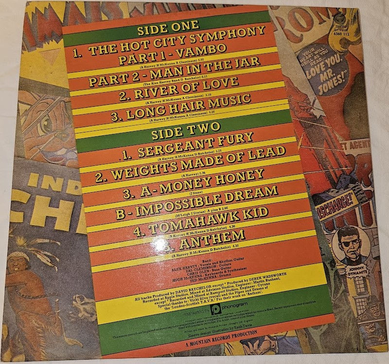 Miniatyrbild: The Sensational Alex Harvey Band - The Impossible Dream (LP, Album, Gat) (Vertig