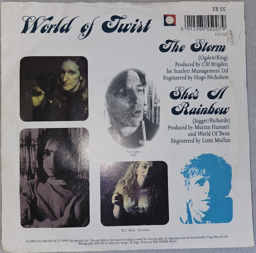 Pikkukuva: World Of Twist - The Storm (7", Single, Inj) (Circa)