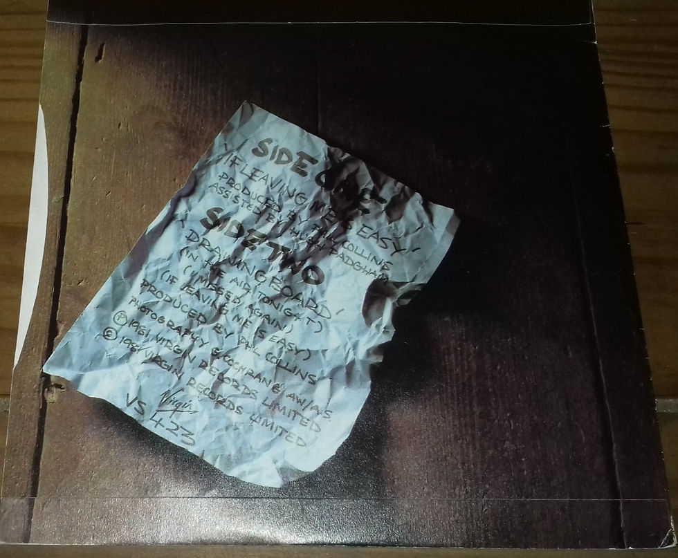 Miniaturbild: Phil Collins - If Leaving Me Is Easy (7", Single) (Virgin)