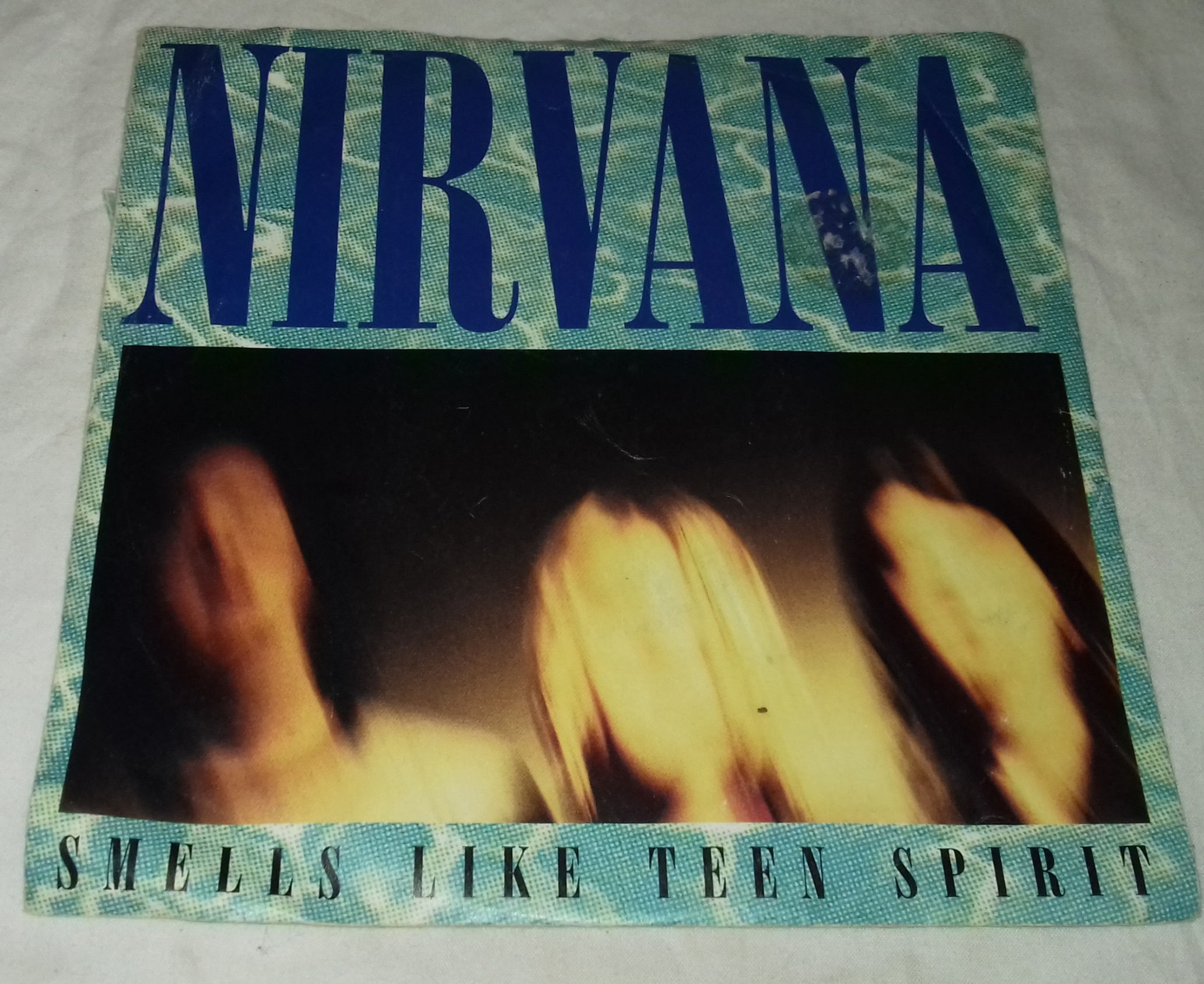 Nirvana - Smells Like Teen Spirit (7", Single, Sil) (DGC)