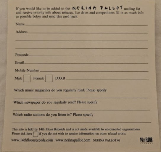 Miniatyrbild: Nerina Pallot - Sophia (7", Single, Ltd, Num, Red) (14th Floor Records)