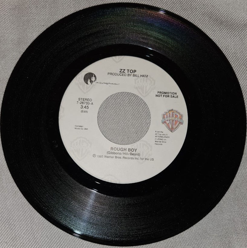 ZZ Top - Rough Boy (7", Single, Promo, Spe) (Warner Bros. Records)