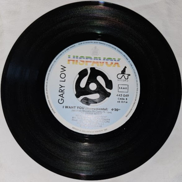 ภาพขนาดย่อ: Gary Low - I Want You (7", Single) (Hispavox, CAT Record)